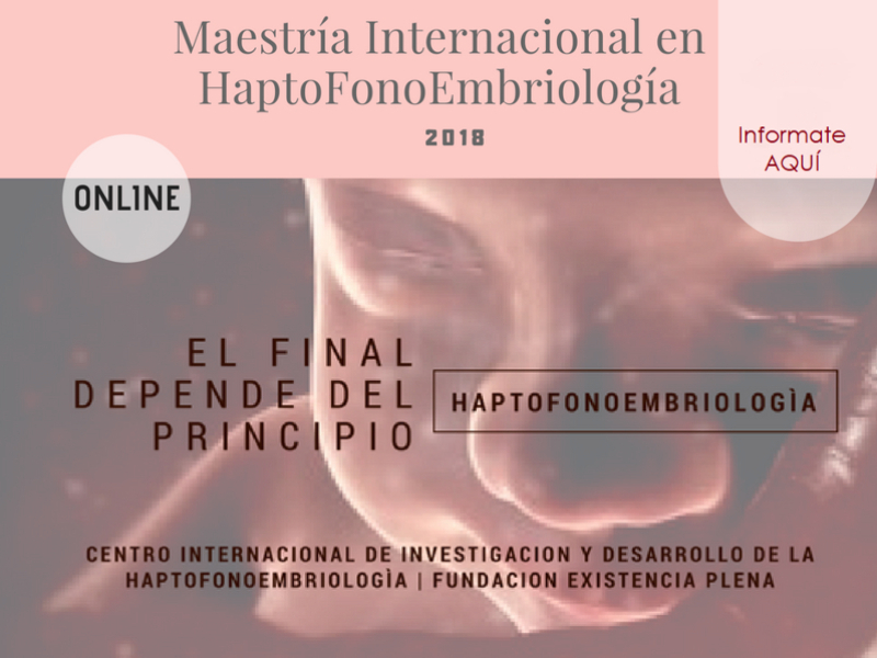 Maestrìa en HaptoFonoEmbriología  2018. 